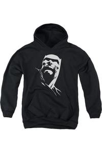 Батмен DKR худи с капюшоном для подростков Gildan, черный