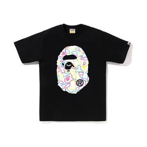 Футболка Ape head A BATHING APE, черный