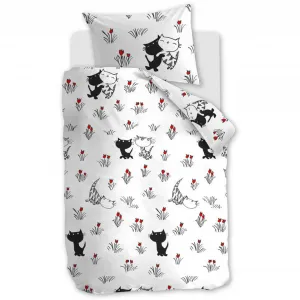 Постельное белье Beddinghouse x Fiep Amsterdam «Pim en Pom Lente», красный