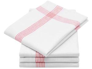 Кухонное полотенце Zollner 00000013 4 шт, 50x1x70 см, красный/белый