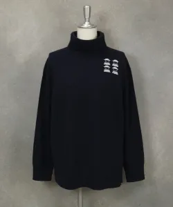 Водолазка из 100% кашемира Studio Picone, цвет Navy (060)