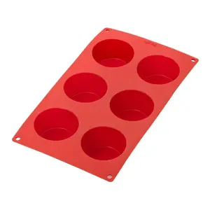 Lékué Форма для 6 кексов Лекуэ, красный