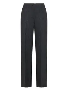 Брюки в тонкую полоску Seventy, серый