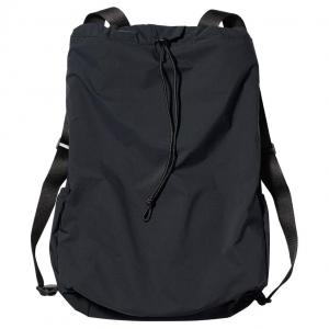 Полиэстеровый рюкзак обычный унисекс UNIQLO, черный