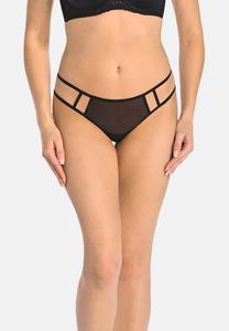 Стринги Teyli Mesh Tanga mit Riemen für Damen Thongs spy, черный
