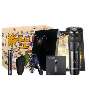 FS903 поворотная бритва с тремя лезвиями, полностью моющаяся, для влажного и сухого бритья FLYCO