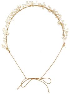 Jennifer Behr декорированный ободок Primavera, золотистый