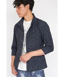 TORNADO MART∴Летняя рубашка-блузон с принтом из денима High Clarity