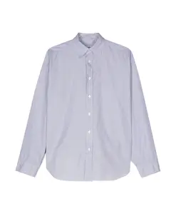 Рубашка в вертикальную полоску Finamore, синий