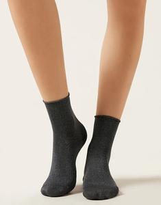 Носки Calzedonia Glitter темно-серого цвета