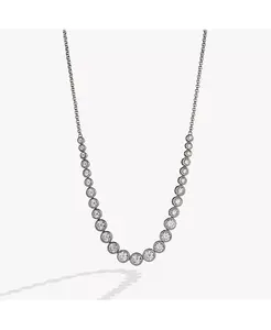 Теннисное колье с кристаллами Alex And Ani, silver