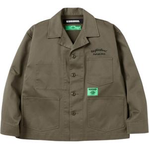 NEIGHBORHOOD Вышитая логотипом куртка с накладным карманом, Olive Umber