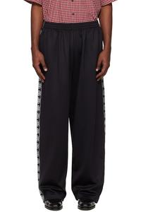 Велосипедные спортивные штаны с перекрестной лентой Vetements, черный