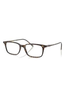 Очки с эффектом черепаховой оболочки Oliver Peoples, нейтральный