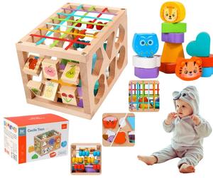 Деревянный Резиновый Сортирователь 12 Блоков Inna marka