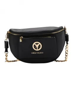 Поясная сумка на цепочке Costantini Carlo Colucci, черный