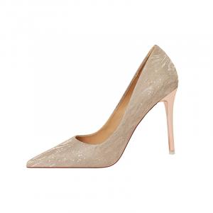 Тонкие каблуки Высокие каблуки Женские BIGTREE, Шампань