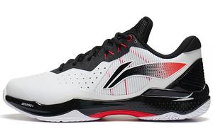 LINING Унисекс бадминтонные кроссовки низкие стандартные бело-черные