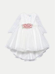 Элегантное платье обычного кроя Abel & Lula, белый