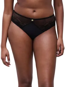 Трусики с волнистой вышивкой из линии Vibe Chantelle, черный