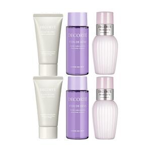 Daike Butter Perilla очищающий лосьон набор пробников увлажняющий, освежающий, очищающий пробный набор из 3 штук DECORTE