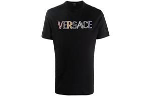 Футболка с логотипом VERSACE, черный