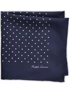 Платок-паше в горох Ralph Lauren Purple Label, синий