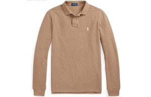 Рубашка поло Polo с вышивкой «Пони» Polo Ralph Lauren, коричневый