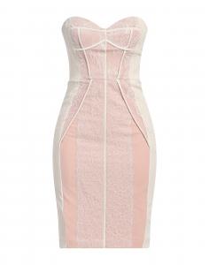 Мини-платье Elisabetta Franchi, бежевый