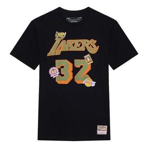 Футболка Mitchell & Ness x NBA Los Angeles Lakers Script T-shirt 'Magic Johnson 32', черный
