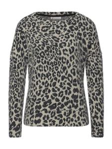 Рубашка с длинными рукавами нежно-бежевого цвета Street One