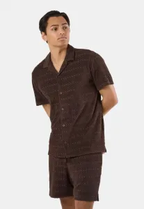 Рубашка с коротким рукавом для курортного сезона Denim Factory, Cocoa