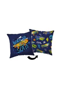 Премиальная подушка для скейтборда Cofi с двусторонним цифровым принтом, разноцветная 40x40 см