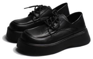 Лоферы женские черные Dolin Collection