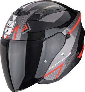 Шлем открытого типа Scorpion exo-230 loop, Black/Grey/Red