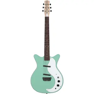 Электрогитара Danelectro STOCK 59-VINT AQUA Stock '59 с двойным вырезом, форма Shorthorn, 6 струн