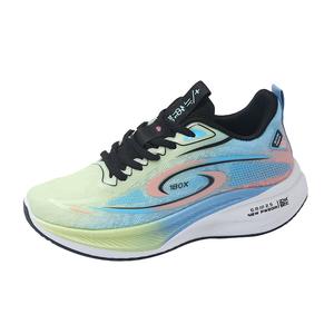 TONYBEAR Женские противоскользящие дышащие кроссовки с низким верхом устойчивые к истиранию зеленые с оранжевым, цвет Green Orange