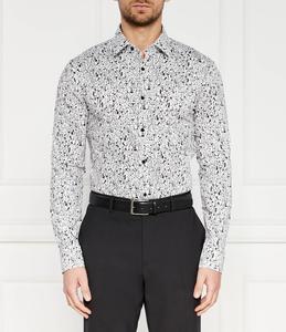 Рубашка BOSS BLACK HANK Slim Fit stretch, белый