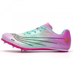 Скользоустойчивые Дышащие Ударопрочные Низкие Беговые Кроссовки Со Стальными Шипами Унисекс KZANSI, Яркий Цвет Флуоресцентный Оранжевый