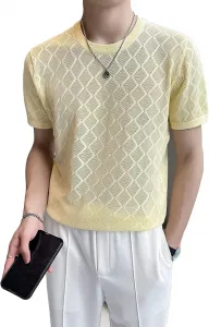 Мужская футболка Slim Tees с вырезом-поло