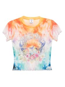 Сетчатая футболка с принтом Casablanca, синий