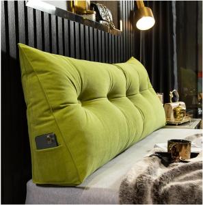 Треугольная подушка-клин COZMAX для поддержки спины и чтения в кровати, цвет E, 100 см