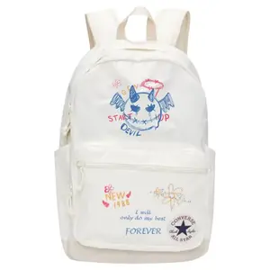 Converse Полиэстеровый рюкзак обычный унисекс белый, Demon