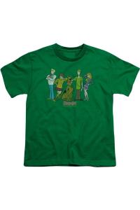 Футболка с коротким рукавом Scooby Doo "Банда Скуби" для детей Gildan, зеленый