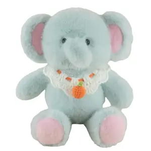 Мягкая игрушка бегущий слон Mr. Toy, синий