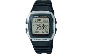 Мужские молодежные серебристые часы W-96H-1A CASIO
