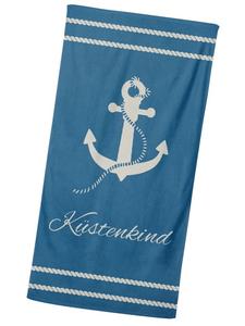 Пляжное полотенце termana Traum&Trend, синий