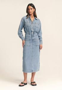 Платье ST MRLO HAMISH MIDI, Light Blue Wash/Light-Blue Denim
