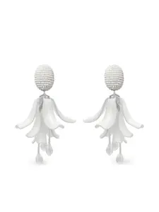 Серьги с бусинами Oscar De La Renta, белый