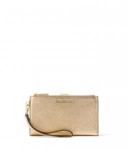 Кошелек MICHAEL Michael Kors Bi-Fold Wristlet With Multi Compartments, цвет Pale Gold